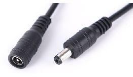 CONNECTEUR FEMELLE-MALE 5,5X2,1 AVEC FIL