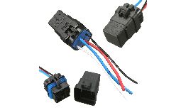 RELAIS AUTO 12V 40A 4 BROCHESAVEC SUPPORT ETANCHE