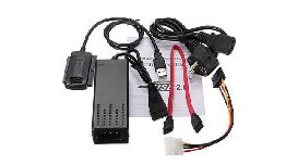 ADAPTATEUR USB VERS IDE - SATA AVEC ALIM ET CABLES