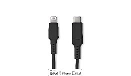 CORDON USB C 3.1 MALE -LIGHTNING MALE  IPOD-IPHONE-IPAD 2M