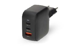 CHARGEUR SECTEUR RAPIDE 70 W  PD3.0  1.5 - 2.25 A - 2.5 - 3.0 - 3.5 A 3  USB-A - 2X USB-C