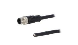 CORDON DE RACCORDEMENT MALE M12 5PINS 1M 