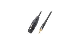 CORDON XLR FEMELLE - JACK MALE 3.5 MM - 0.5M