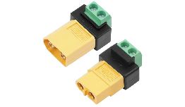 ADAPTATEUR DE CONNECTEUR XT60 A VIS (LA PAIRE)