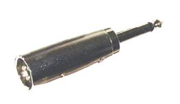 ADAPTATEUR XLR MALE-JACK 6.35 MONO MALE
