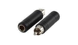 [ACAC026] ADAPTATEUR RCA MALE - JACK 6.35 MONO FEMELLE