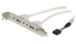 [CD74800E05] ADAPTATEUR INFORMATIQUE 2 USB A VERS 2 USB INTERNE 8B FEMELL