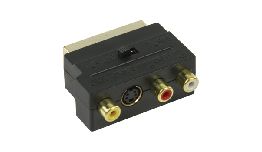 [ACSCART56G] FICHE PERITEL-3 RCA-SVHS IN-OUT OR 