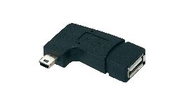 [AI1333761] ADAPTATEUR USB A FEMELLE-MINI USB MALE COUDE OTG