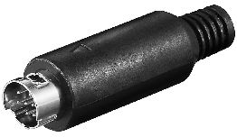 [ACMIND9B] FICHE MINI DIN MALE 9 BROCHES