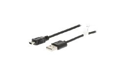 [CDCABLE161] CORDON USB-MINI USB B 5P 2M