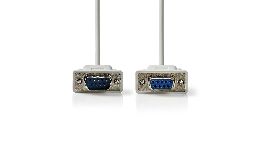 [CDGP52010] CORDON SERIE SUB-D 9B MALE - SUB-D 9B FEMELLE 2M IVOIRE