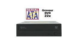 [AIGDVDSA] GRAVEUR DOUBLE COUCHE DVD LG 24X NOIR SATA
