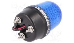 [DVMFL60B] GYROPHARE LED BLEU 10 30VDC IP65  69X114MM