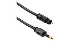 [CD3323] CORDON OPTIQUE  2M TOSLINK-JACK-3,5MM