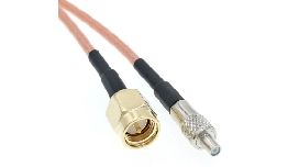 [ACSC316RG1] SMA MALE TS9 FEMELLE 15CM