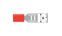 [DVST061] COSSE FASTON A SERTIR 2.8MM ROUGE