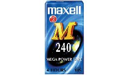 [DVE240] CASSETTE VHS MAXELL 240MN