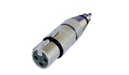 [AC2FPMM] ADAPTATEUR XLR FEMELLE-RCA MALE NEUTRIK