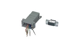 [DVADAPT9M] BOITIER JUMPER SUB-D 9 PINS MALE-RJ45