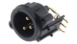 [ACXNC3MAH] EMBASE CHASSIS XLR MALE 3P OR NEUTRIK COUDE