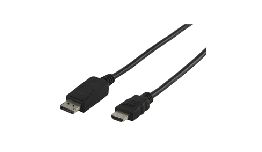 [CD57130] CORDON DISPLAYPORT MALE-HDMI MALE 3M
